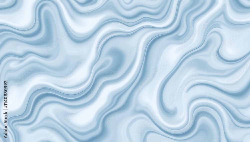 Abstract Swirling Light Blue Liquid Marble Design Abstract Swirling Light Blue Liquid Marble Design