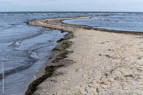 spit in the Baltic Sea at the tip of Laboe, Germany
