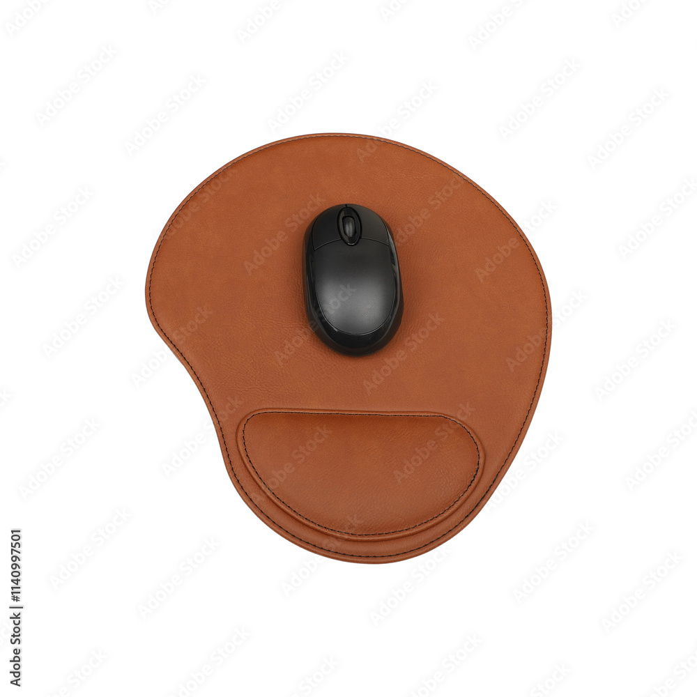 Colorful leather mousepads. isolated png background. Colorful leather mousepads. isolated png background.