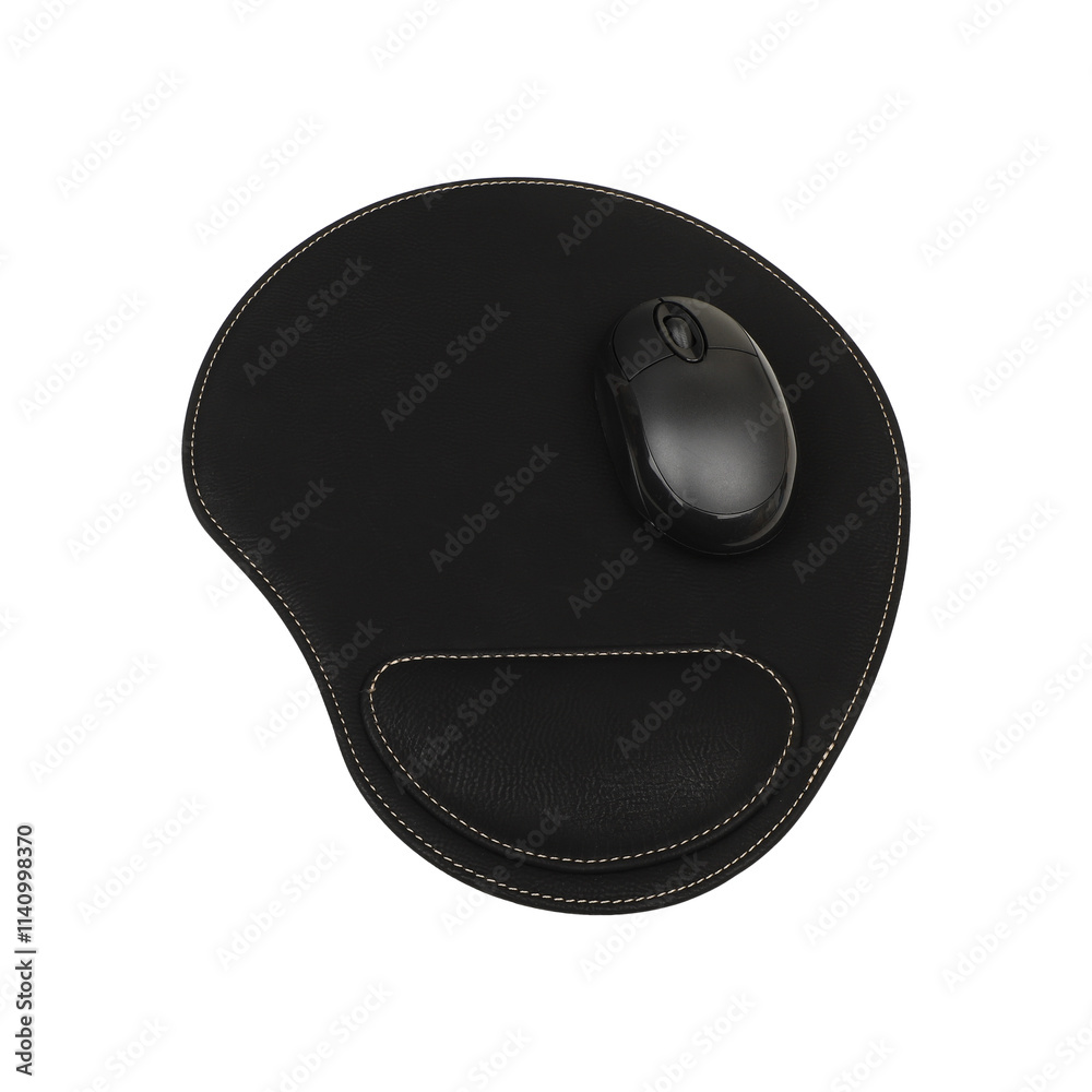 Colorful leather mousepads. isolated png background. Colorful leather mousepads. isolated png background.