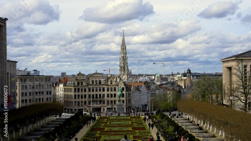 view of the park bruxelle Belgium