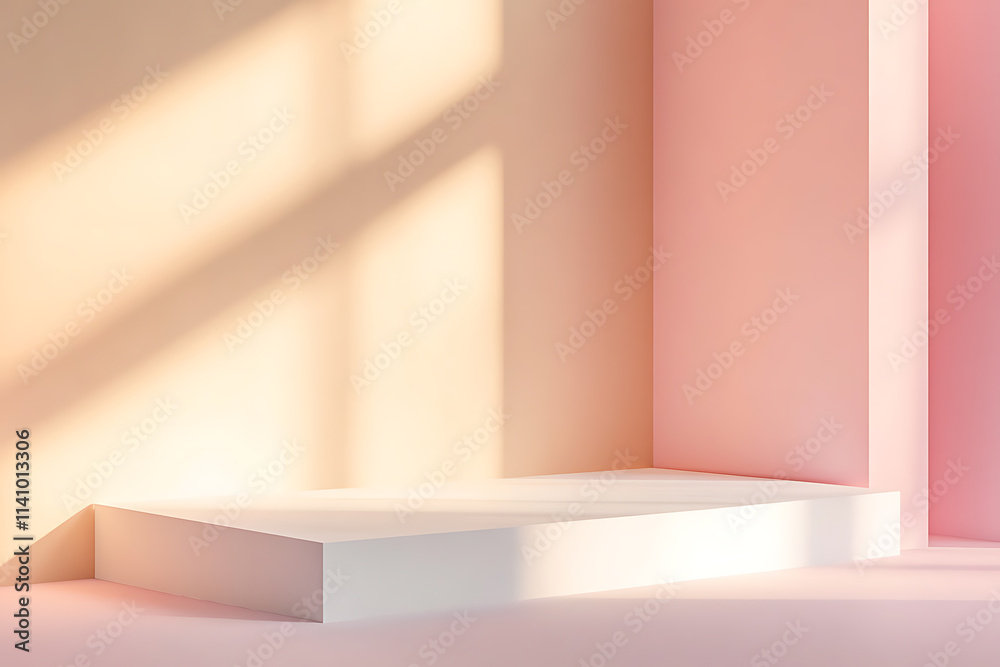 Minimalistic product display podium Minimalistic product display podium