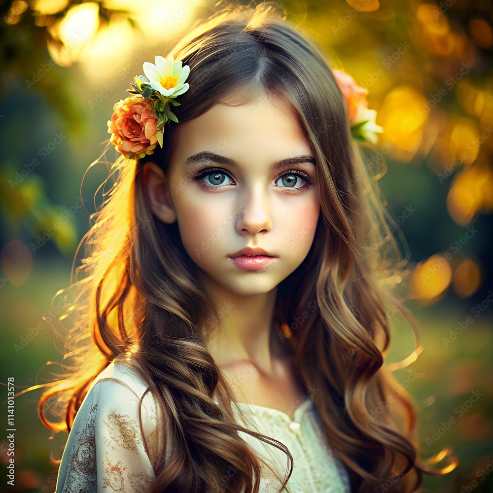 portrait of a girl portrait of a girl