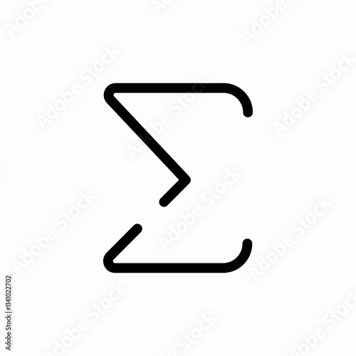 epsilon letter icon sign vector