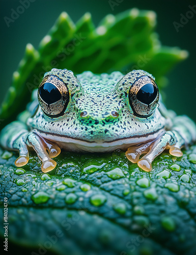 Bioluminescent Frog in the Taiga Biome - Vast Boreal Forest and Its Unique Ecosystem