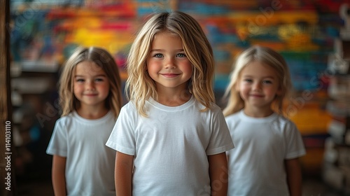 Triplets Portrait: Innocence, Similarity, and Unity