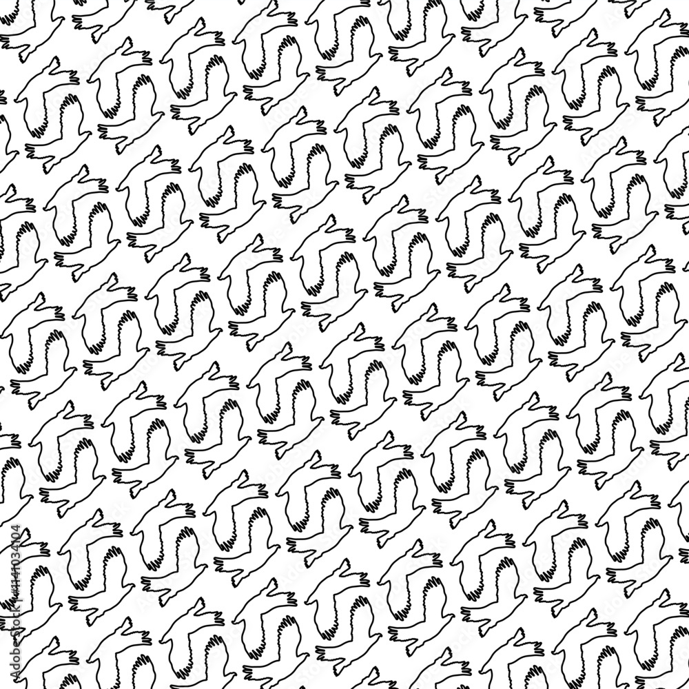 Obraz premium A bold retro mix of circles, squares, and triangles creates trendy Bauhaus-inspired geometric patterns.