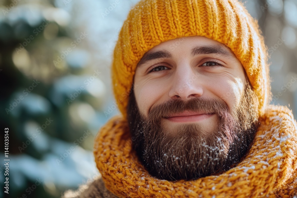 Happy man in winter fashion ready for vacation. Happy man in winter fashion ready for vacation.