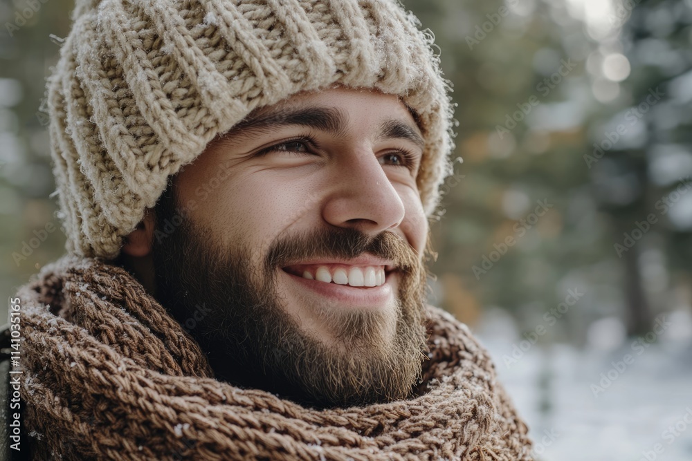 Happy man in winter fashion ready for vacation. Happy man in winter fashion ready for vacation.