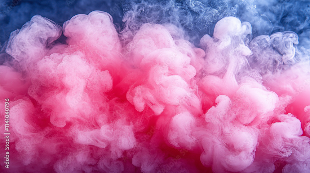 Swirling pink and white smoke against a dark background, creating a soft, misty effect. Swirling pink and white smoke against a dark background, creating a soft, misty effect.