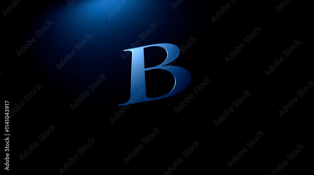 Alphabet letter B design Alphabet letter B design