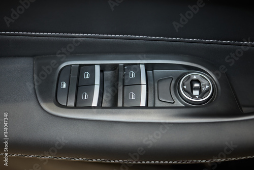 Modern Car Door Control Panel with Window Switches for convenience and functionality photo