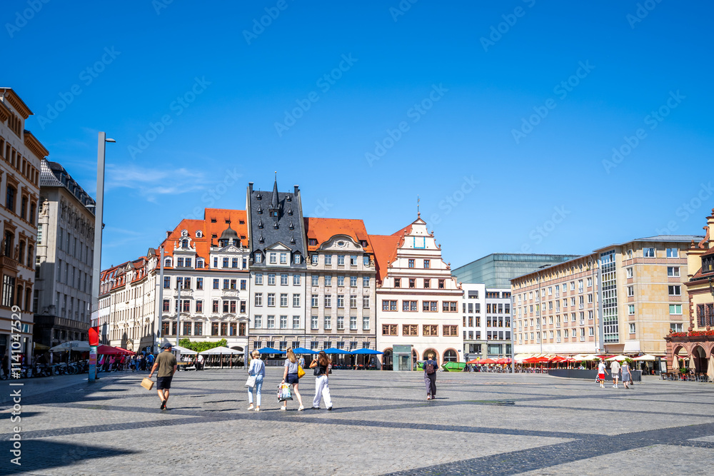 Marktplatz, Leipzig, Sachsen, Deutschland Marktplatz, Leipzig, Sachsen, Deutschland