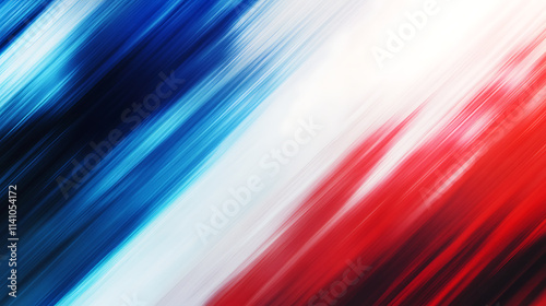 Blurred background banner of red  white and blue