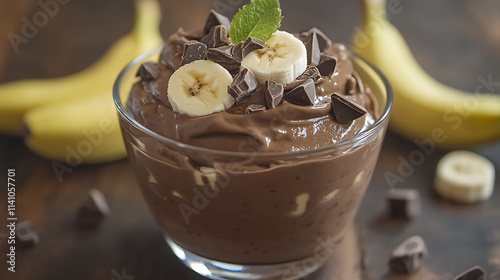 Chocolate banana ice cream: a delicious and refreshing treat