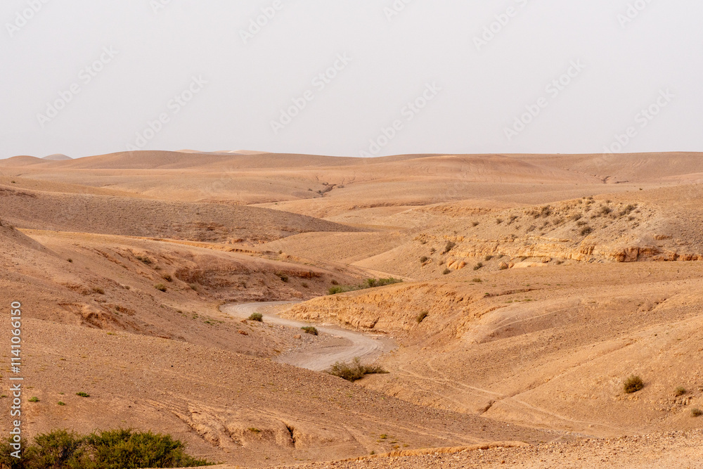 Agafay desert near Marrakech, Morocco Agafay desert near Marrakech, Morocco