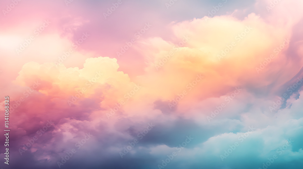 Obraz premium Abstract defocused smooth background, soft light leaks, blur pastel colors photo overlay background