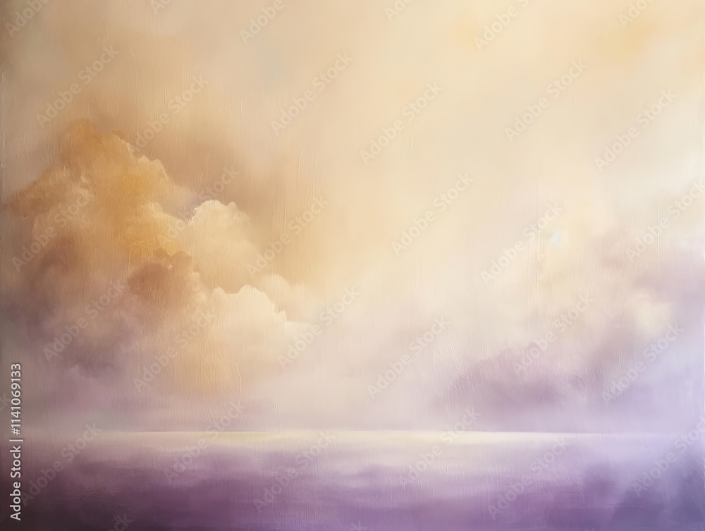 A soft gradient blending warm golden tones into cool lavender