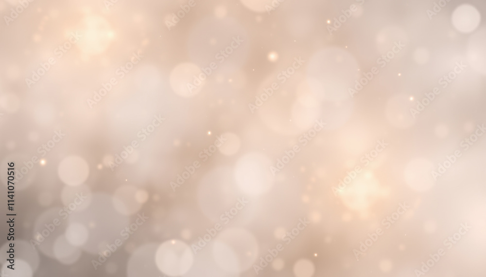 Abstract Beige Background With Soft Bokeh Lights Abstract Beige Background With Soft Bokeh Lights