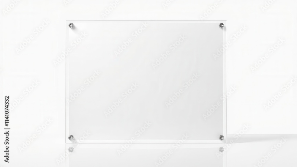 A high-quality isolated flyer mockup on a white background with realistic shadows and reflections, perfect for showcasing your designs, design, template A high-quality isolated flyer mockup on a white background with realistic shadows and reflections, perfect for showcasing your designs, design, template