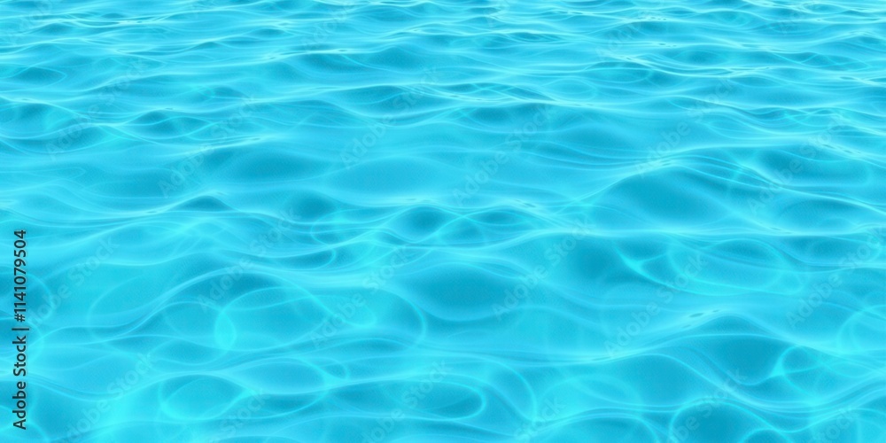 Vibrant blue water waves creating a textured background, peaceful, aqua Vibrant blue water waves creating a textured background, peaceful, aqua