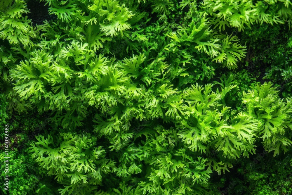 Lush vibrant green moss spreading at the base of a tree trunk in a peaceful forest environment Lush vibrant green moss spreading at the base of a tree trunk in a peaceful forest environment