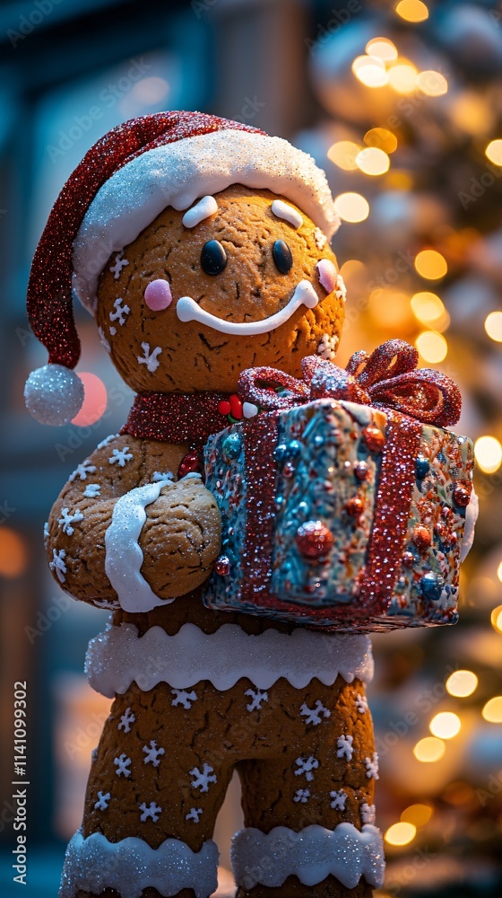 custom made wallpaper toronto digitalChristmas gingerbread character