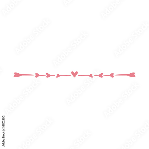 Foto Pink heart Border