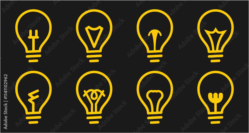 light bulb icon light bulb icon