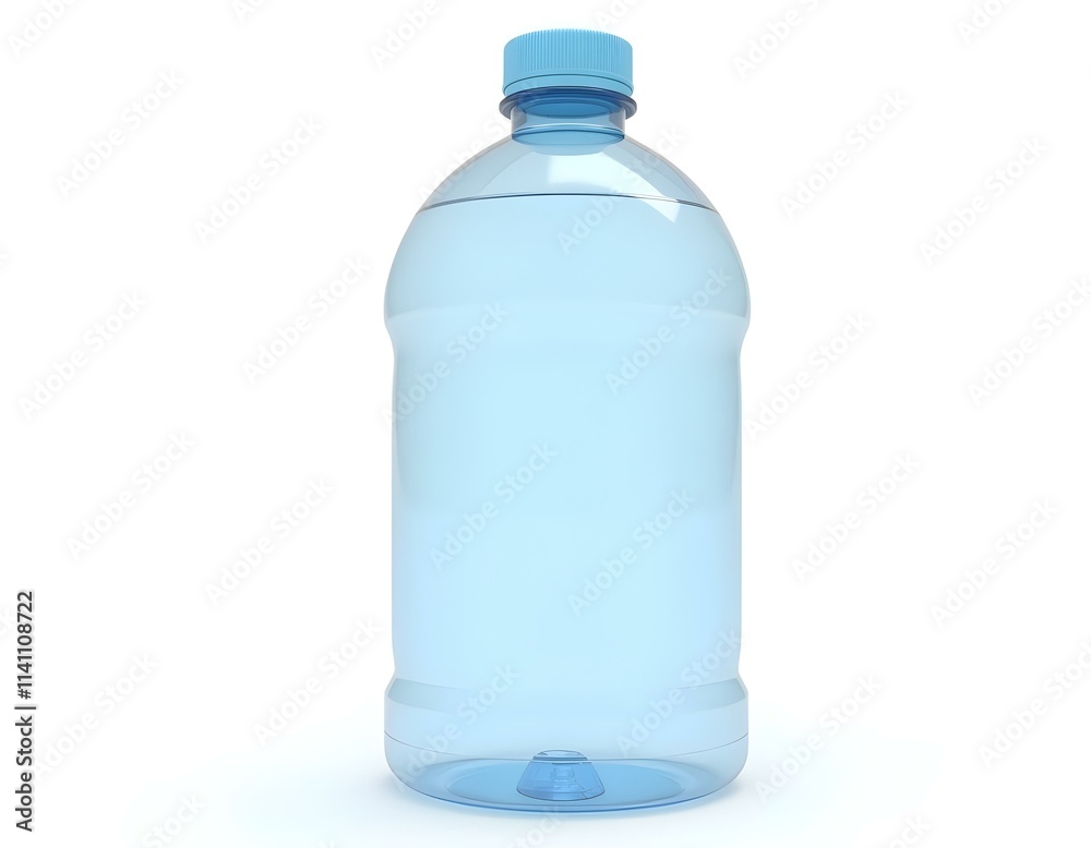 Reusable water bottle 3D render icon isolated on transparent background cutout ia Reusable water bottle 3D render icon isolated on transparent background cutout ia