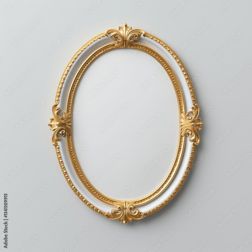 Elegant Ornate Gold Frame for Painting or Mirror Display Elegant Ornate Gold Frame for Painting or Mirror Display