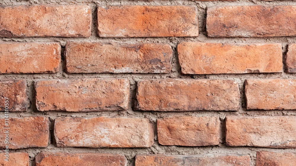 Close-Up View of Textured Brick Wall, Timeless beauty of rustic brick wall background concept. Close-Up View of Textured Brick Wall, Timeless beauty of rustic brick wall background concept.