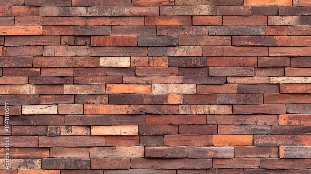 Rustic Aged Brick Wall with Uneven Surfaces, Timeless beauty of rustic brick wall background concept. Rustic Aged Brick Wall with Uneven Surfaces, Timeless beauty of rustic brick wall background concept.