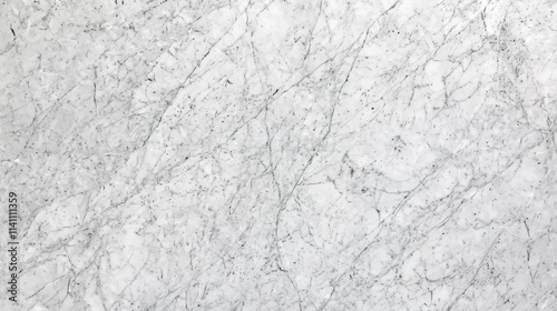 Smooth White Marble Stone Surface with Flowing Patterns, Elegant white marbled stone surface concept.