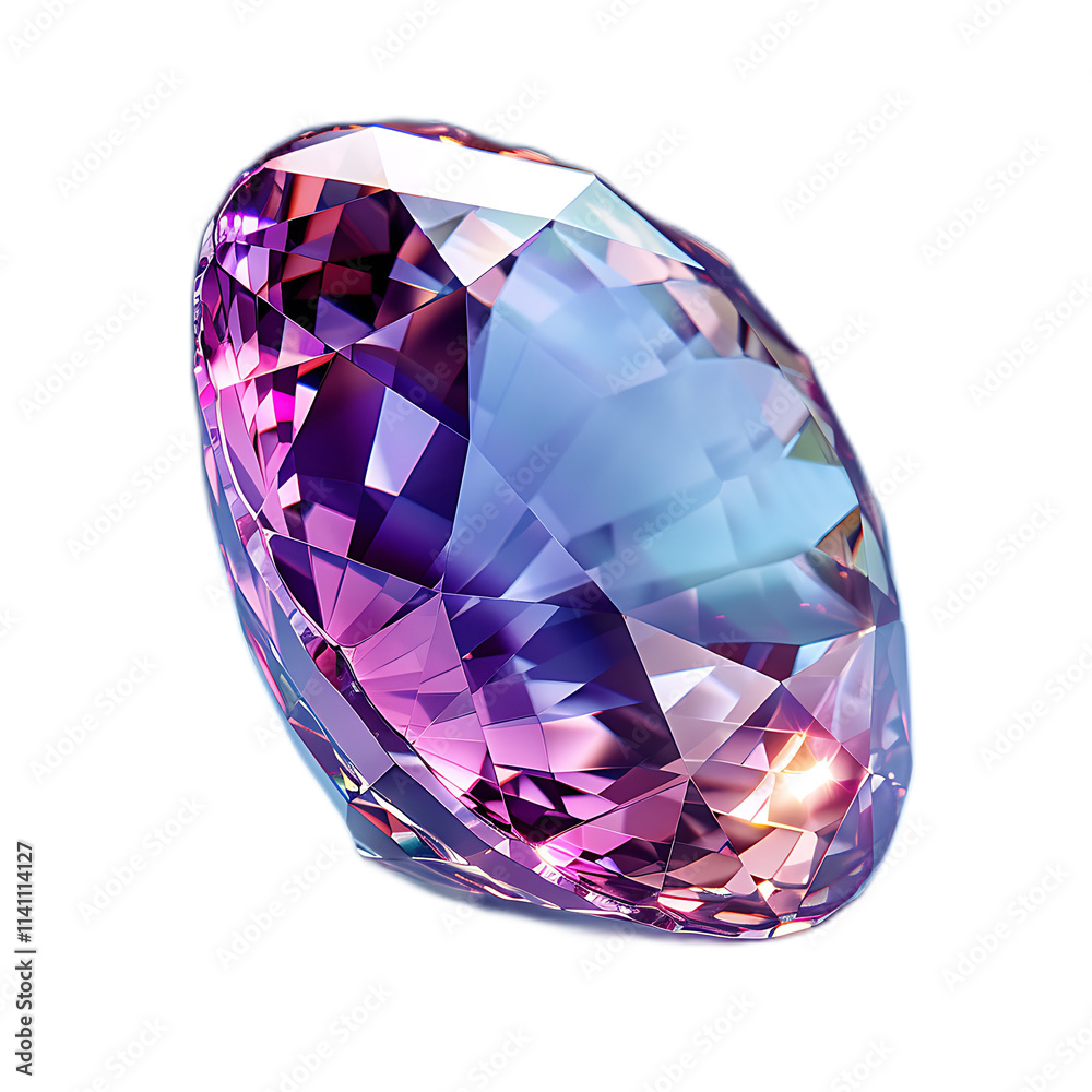 Close-Up of an Isolated Gemstone on a Plain Background, Showcasing Vibrant Colors and Intricate Cuts, Perfect for Jewelers and Designers Close-Up of an Isolated Gemstone on a Plain Background, Showcasing Vibrant Colors and Intricate Cuts, Perfect for Jewelers and Designers