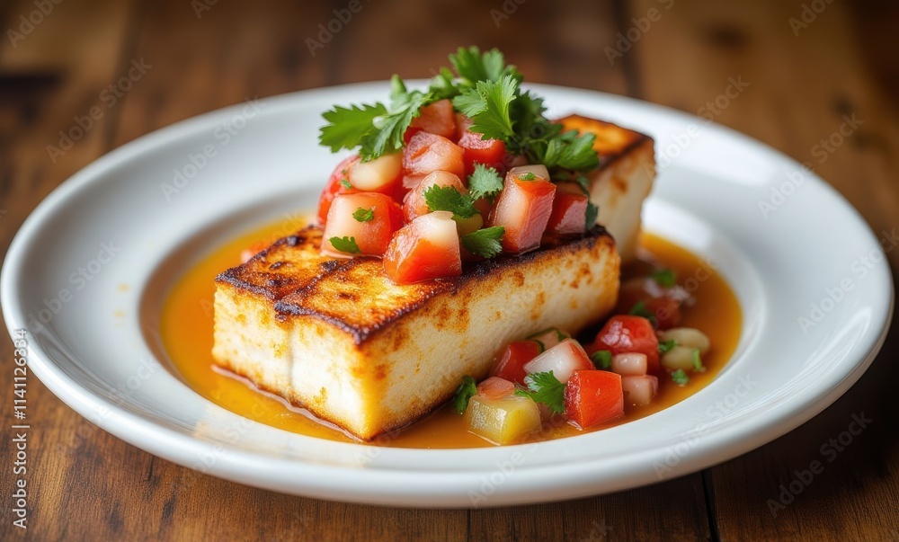 Delicious grilled cheese with salsa topping Delicious grilled cheese with salsa topping