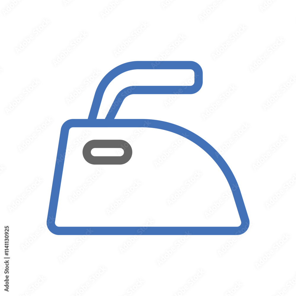 Electric iron icon. Concept of home appliance, laundry, and ironing. Electric iron icon. Concept of home appliance, laundry, and ironing.