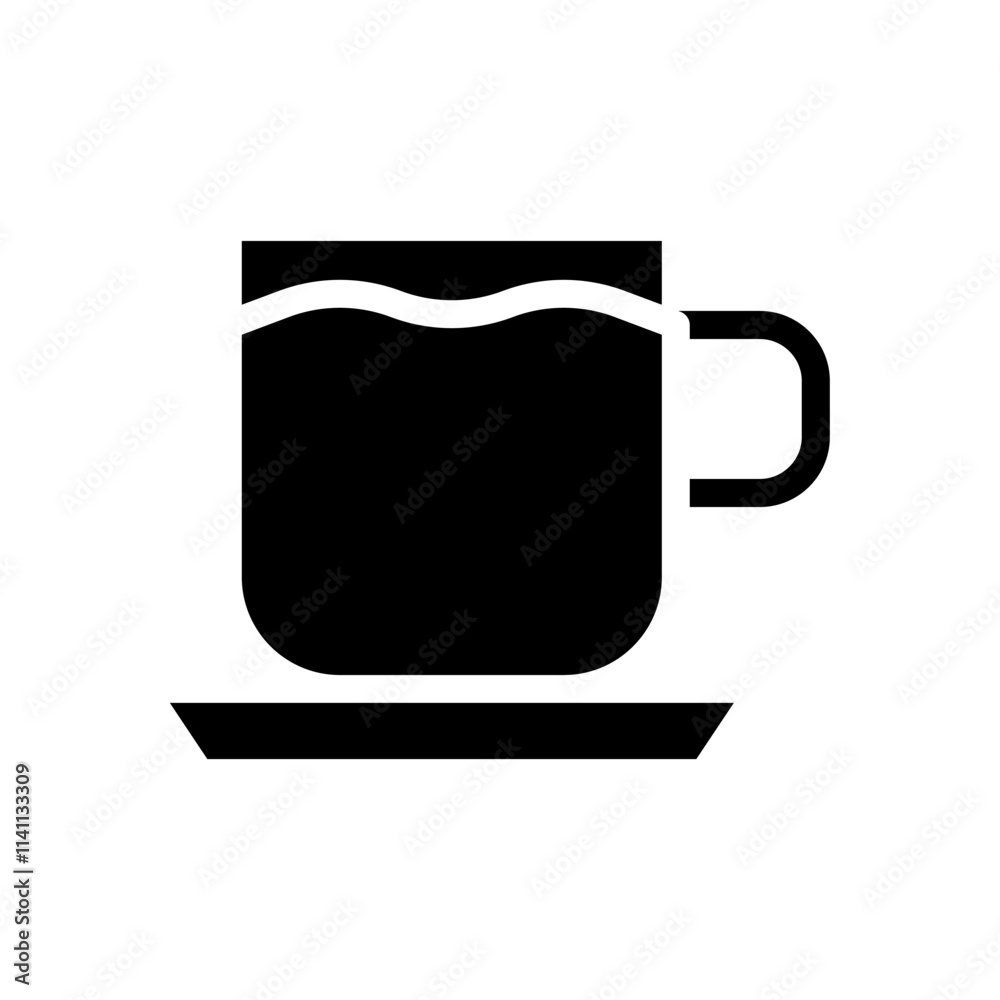 Cup of coffee or tea on a saucer. Concept of a hot drink. Cup of coffee or tea on a saucer. Concept of a hot drink.