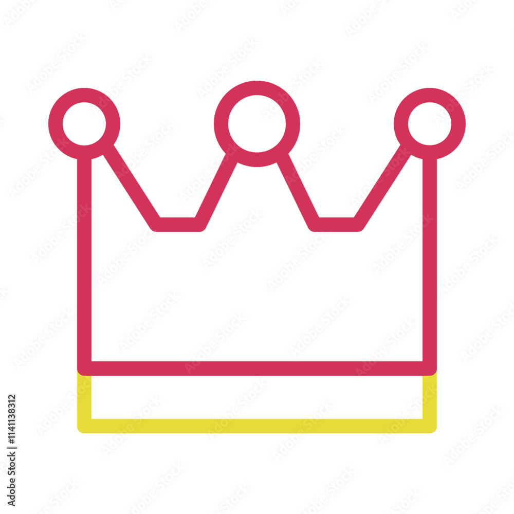 Crown icon, symbol of authority, power, and leadership. Concept of royalty, kingdom, and monarchy. Crown icon, symbol of authority, power, and leadership. Concept of royalty, kingdom, and monarchy.