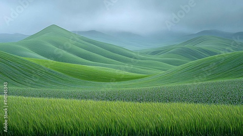 Fertile green fields turning into lifeless barren landscapes, showcasing the harsh realities of climate change and its toll on agricultural regions.