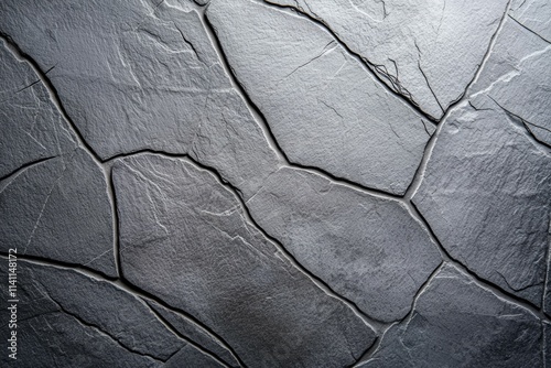 A gray stone wall with cracks and lines