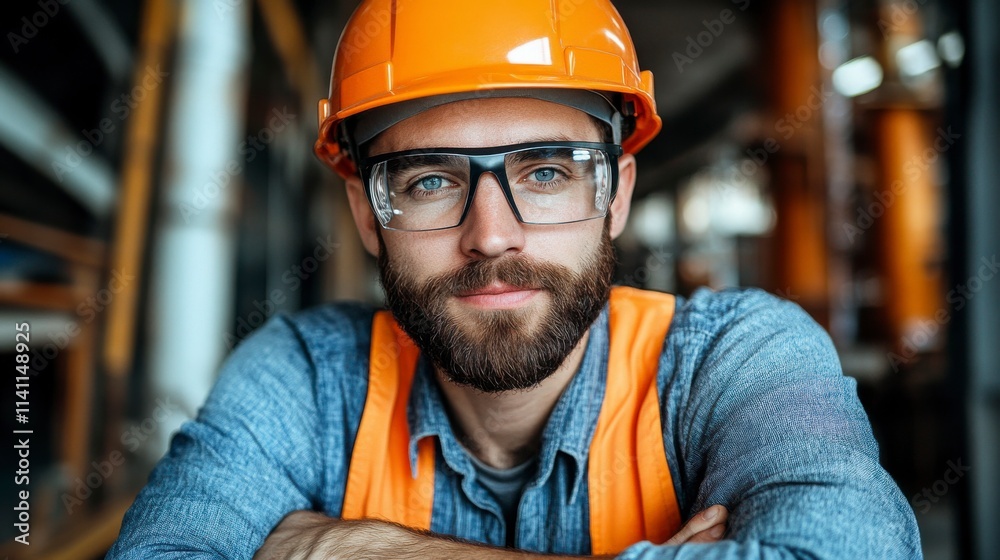 Double exposure of a safety-helmeted engineer framed by an oil refinery, representing industrial innovation, workplace safety, and environmental consciousness. Double exposure of a safety-helmeted engineer framed by an oil refinery, representing industrial innovation, workplace safety, and environmental consciousness.