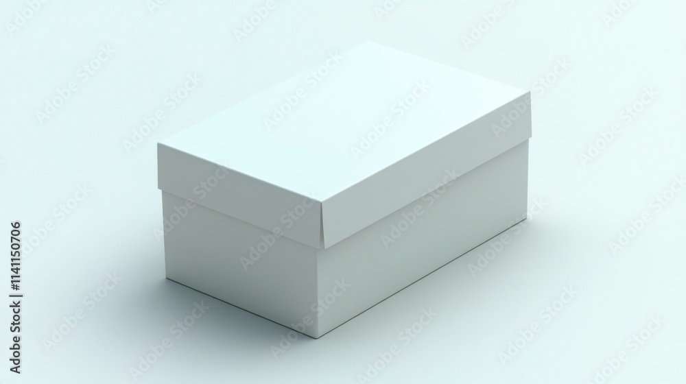 Realistic white box mockup on a pure white background, perfect for showcasing minimalist and professional product packaging designs. Realistic white box mockup on a pure white background, perfect for showcasing minimalist and professional product packaging designs.