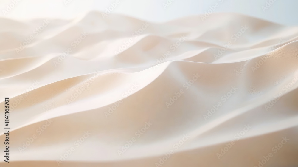 Obraz premium Soft Flowing Fabric Texture with Subtle Waves and Light Reflection