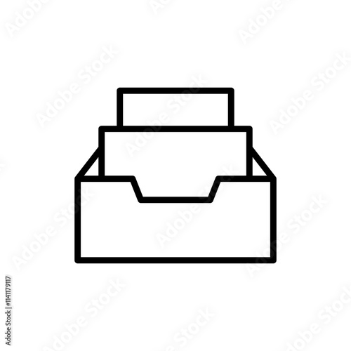 Archive folders icon vector. Document vector icon. Archive storage icon.