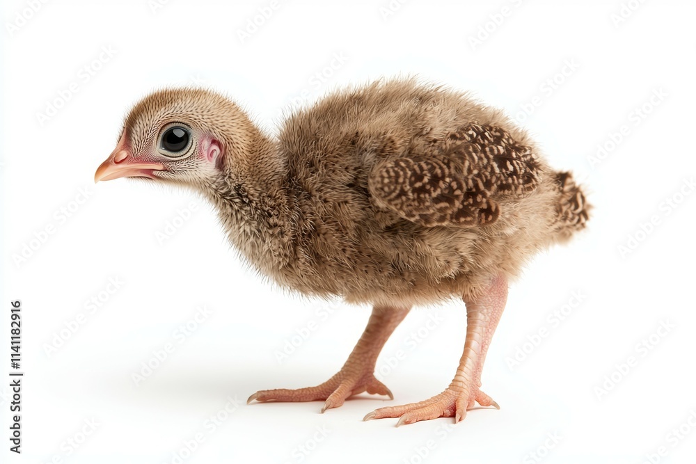 A baby bird is standing on its legs A baby bird is standing on its legs