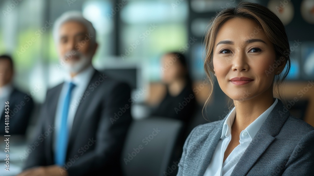 Group of Asian business people in the office discussing project plans and financial results, with a close-up shot, reflecting the importance of collaboration in achieving business goals. Group of Asian business people in the office discussing project plans and financial results, with a close-up shot, reflecting the importance of collaboration in achieving business goals.