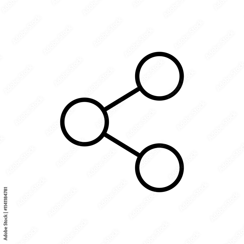 Share icon vector. Sharing sign and symbol Share icon vector. Sharing sign and symbol