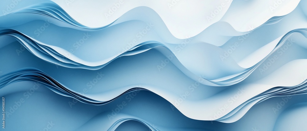 Abstract blue wave background. Abstract blue wave background.