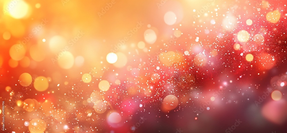 Abstract festive background with bokeh and glitter. Abstract festive background with bokeh and glitter.